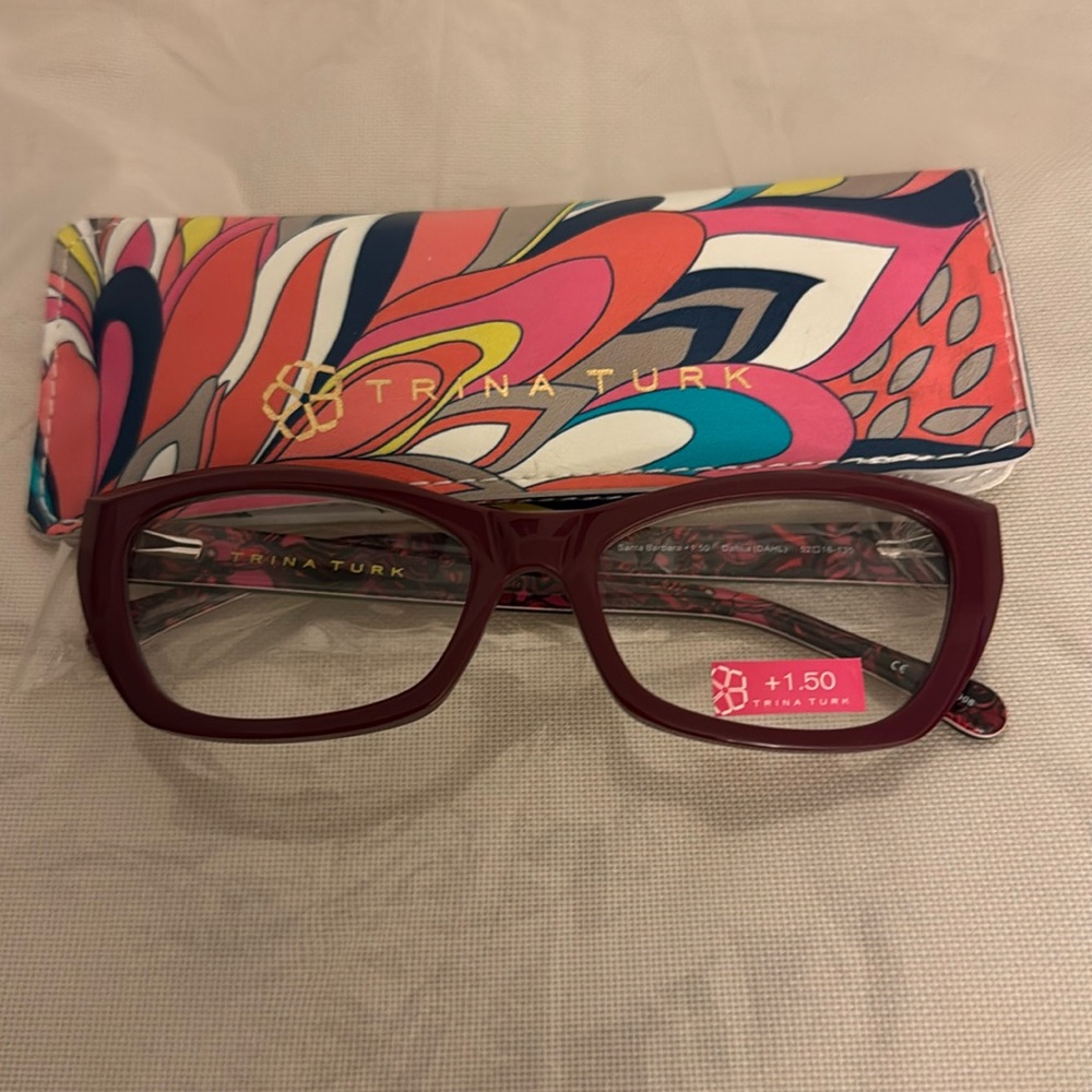 New Trina  Turk readers glasses . +1.5.
